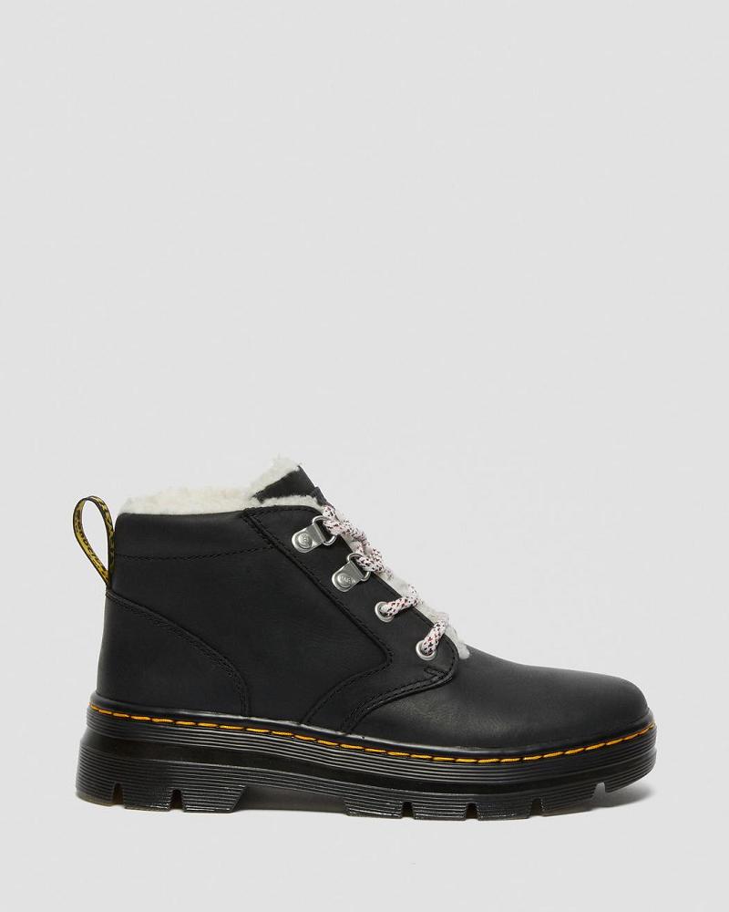 Women's Dr Martens Bonny Faux Shearling Lined Casual Boots Black | AU 74JPQ